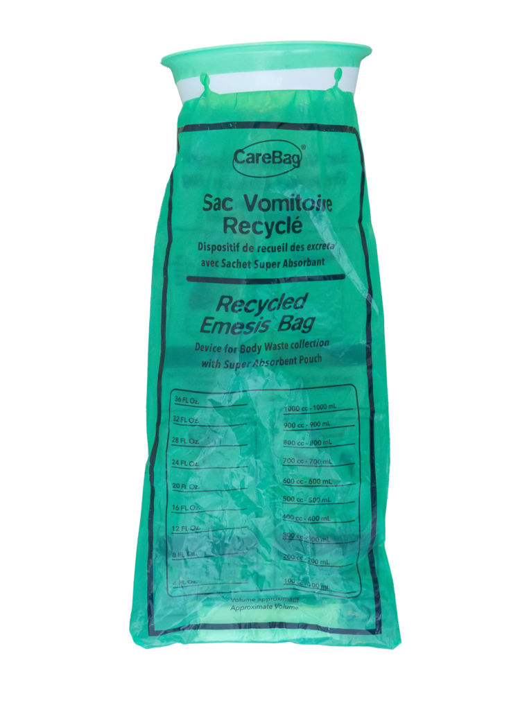 Sac vomitoire recyclé
